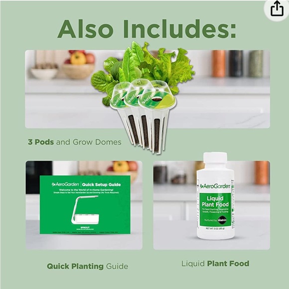 AEROGARDEN Sprout with 3 Pods, NWT - Picture 4 of 8